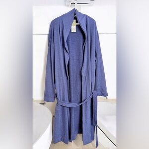 Goodfellow & Co Blue Robe NWT L/XL Minor Flaw